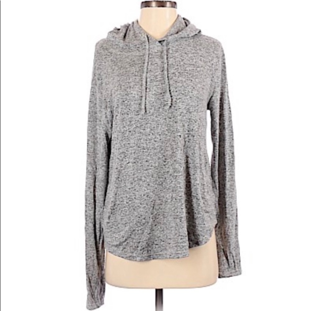 Xhilaration Grey Lightweight Pullover Hoodie